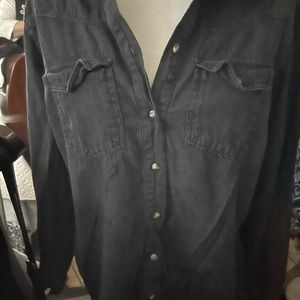 Blouse black size12  showy stuward